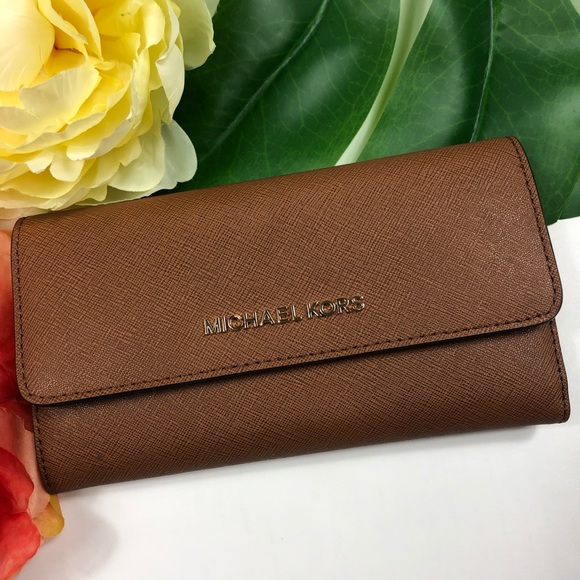 Michael Kors Jet Set travel Wallet Large trifold - Picture 8 of 8